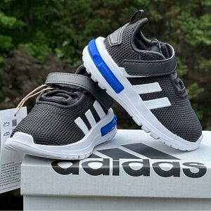 NEW Adidas Toddler Black Casual Athletic Sneaker - 4C and 5C
